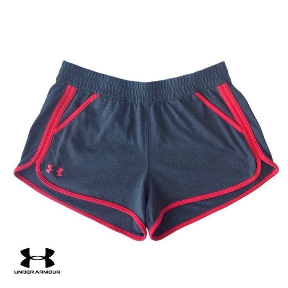 UNDER ARMOUR SHORTS WOMEN'S S ATHLETIC RUNNING GREY - Picture 5 of 14